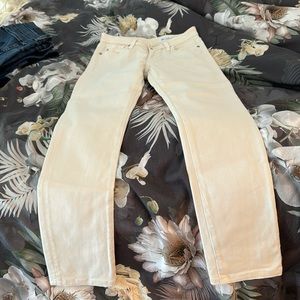 AG Mari jeans in cream, like new